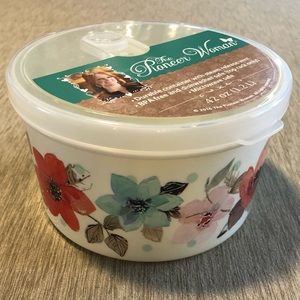 RARE NWT 2016 Pioneer Woman ‘Floral Meadows’ 42 oz Round Large Storage Container